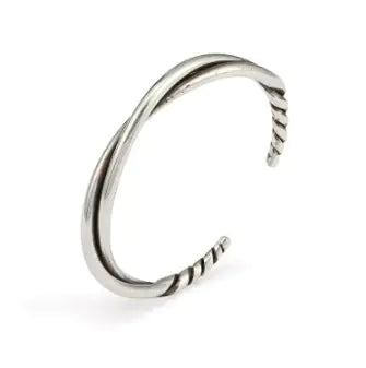 Twist Metal Cuff Bracelet Charm