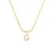 26 Letter Zircon Pendant Necklace