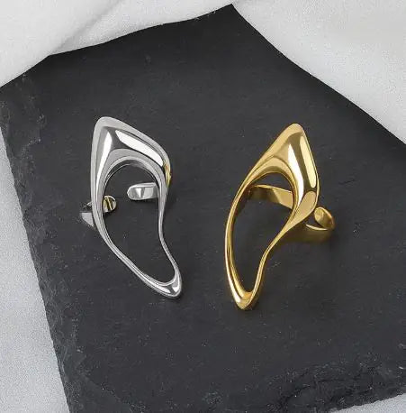 Irregular Metal Adjustable Ring