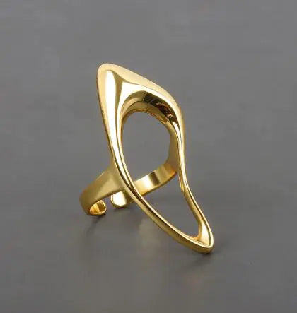 Irregular Metal Adjustable Ring